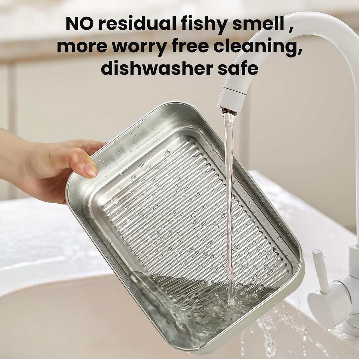 Stainless steel food storage containers With lids，stainless steel snack containers，stainless steel lunch box，Easy Clean,Airtight & Leakproof for kitchen storage，Dishwasher safe，44oz (44oz/1300ml)