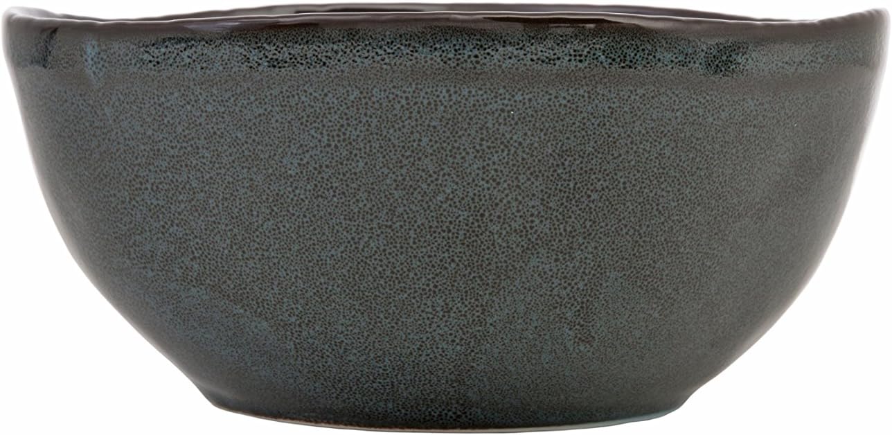 D&V 3 Piece Stōn Porcelain Dinnerware Bowl Set, 7.5" x 3.5", Twilight