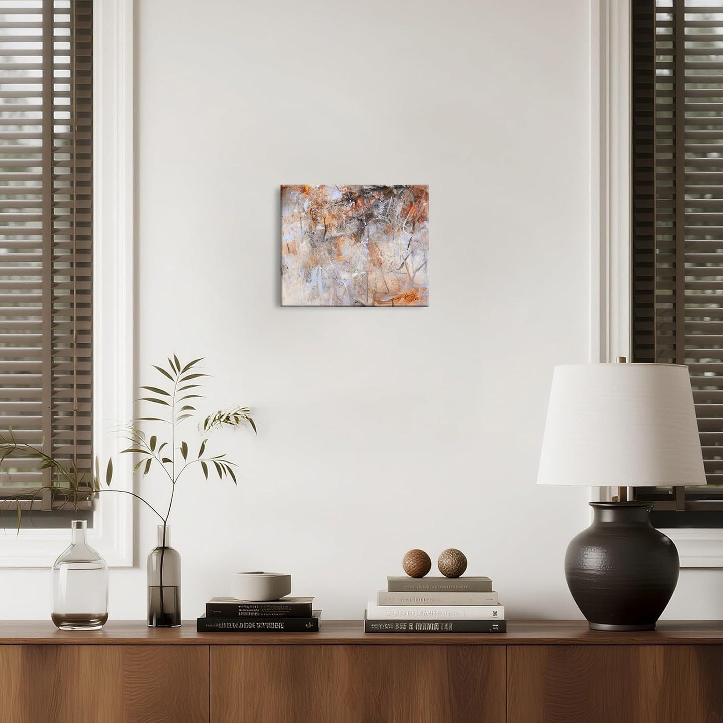 Gloliv Canvas Wall Art – Abstract Wall Decor Painting, Artist-Authorized Reproduction Canvas Prints, Modern Wall Art Decor for Living Room, Bedroom, or Office 10"x8"