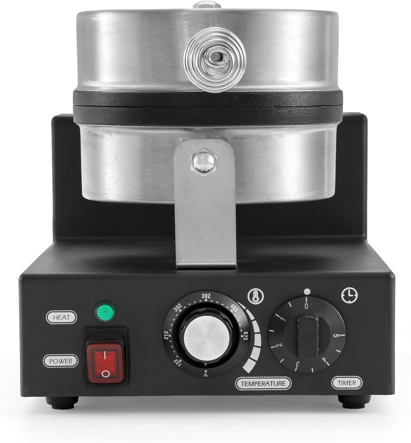 Dyna-Living Commercial Waffle Maker 1200W Professional Waffle Maker Commercial Restaurant Waffle Iron Non-stick Classic Waffle Machine Waffle Bowl Maker for Home