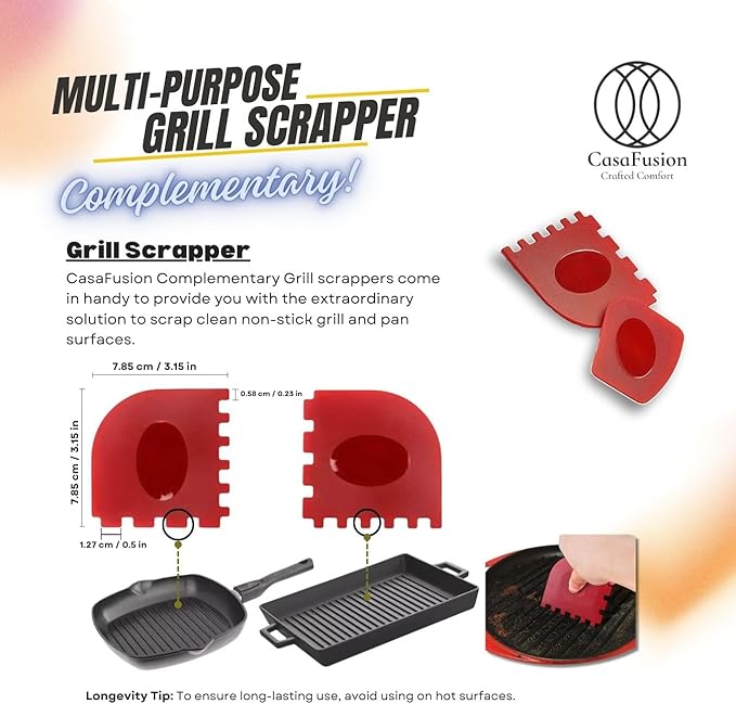 Non-Scratch Cellulose Scrub Sponges, Multipurpose ECO Friendly Plant Based Kitchen Cleaning Sponges, Dual-Sided, with Pan and Grill Scrappers, 12 Pack Blue, Green and Pink