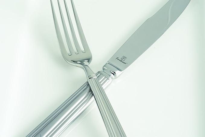 Fortessa Metropolitan 18/10 Stainless Steel Flatware 20 Piece Place Setting, Service for 4