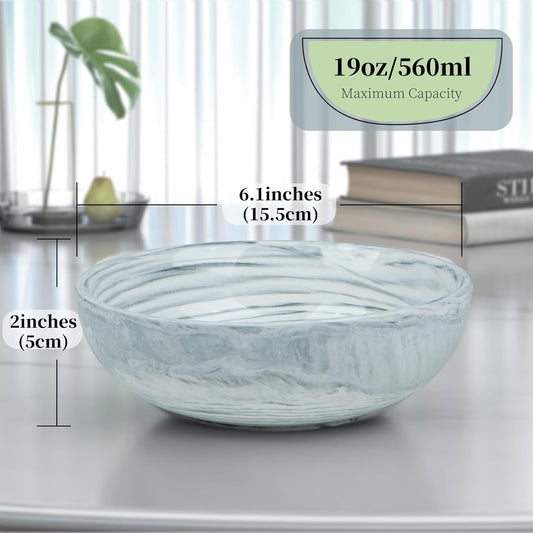 Marble-patterned Ceramic Candy Dish Small Candy Bowl for Office Desk Modern Home Decor Decorative Bowl, Grey