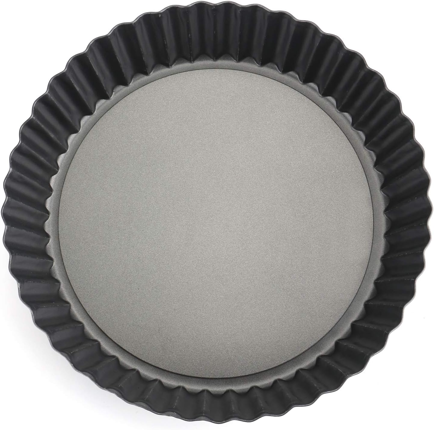 Tosnail 9.5" x 2" Nonstick Tart Pan Quiche Pan Pie Pan with Removable Bottom