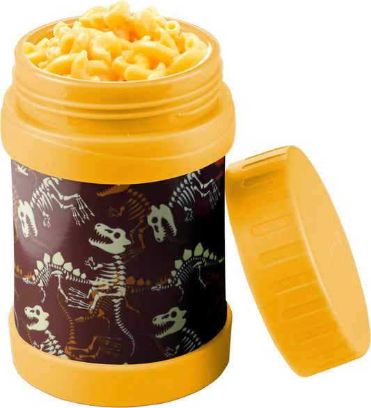 Bentology Insulated 13oz Food Jar for Kids- Hot or Cold Food, Soups, Liquids, Noodles - Wide Mouth Stainless Steel Container & BPA Free, Large Leak Proof thermos for Back to School Lunch Boxes, Bags