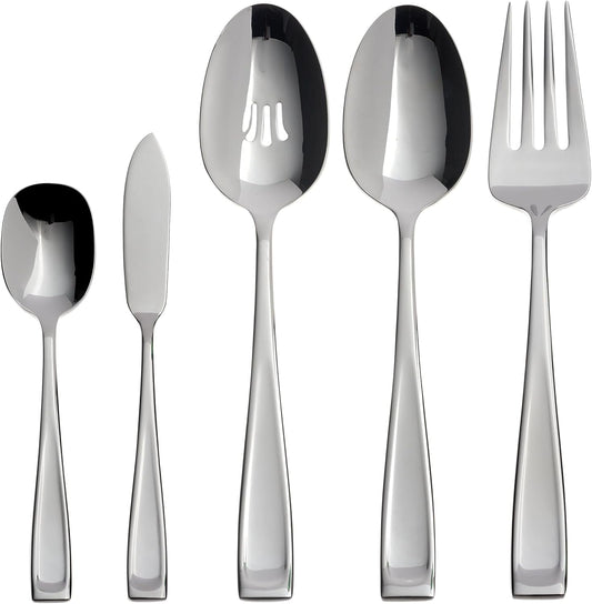 Oneida Moda Flatware Set | Stainless Steel | Service for 12 | 65-Piece, Pack of 2