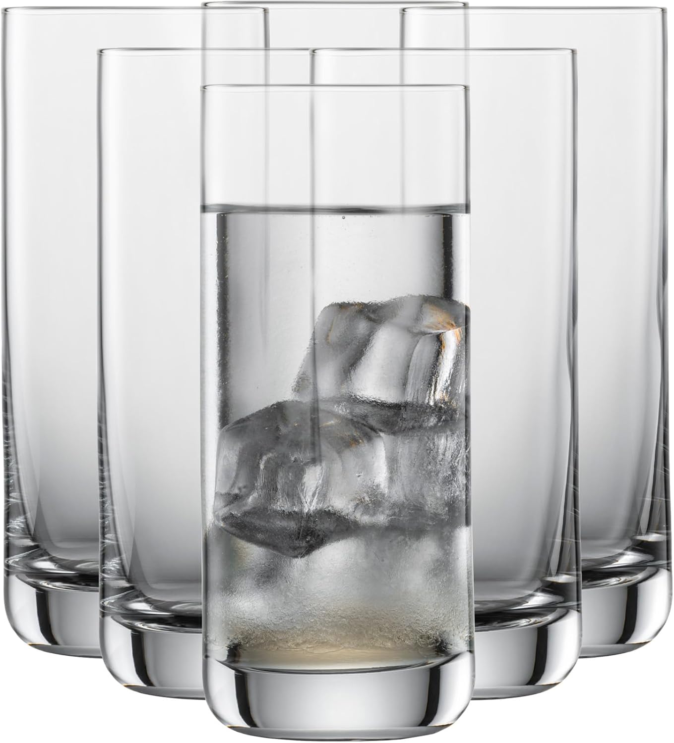 SCHOTT ZWIESEL Convention Longdrink Glass(Set of 6), Iced Beverage Glasses for Cocktails, Dishwasher-Safe Machine-Made Tritan Crystal Glasses, Made in Germany (12.5 Ounce)