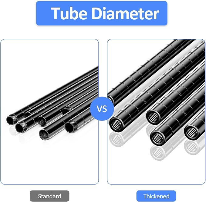 IZEUK Heavy Duty Garage Shelving, 5 Tier Wide Metal Storage Shelf Rack, Adjustable Utility Organizer for Basement, Garage, Black, 23.6" D x 53.1" W x 73.6" H