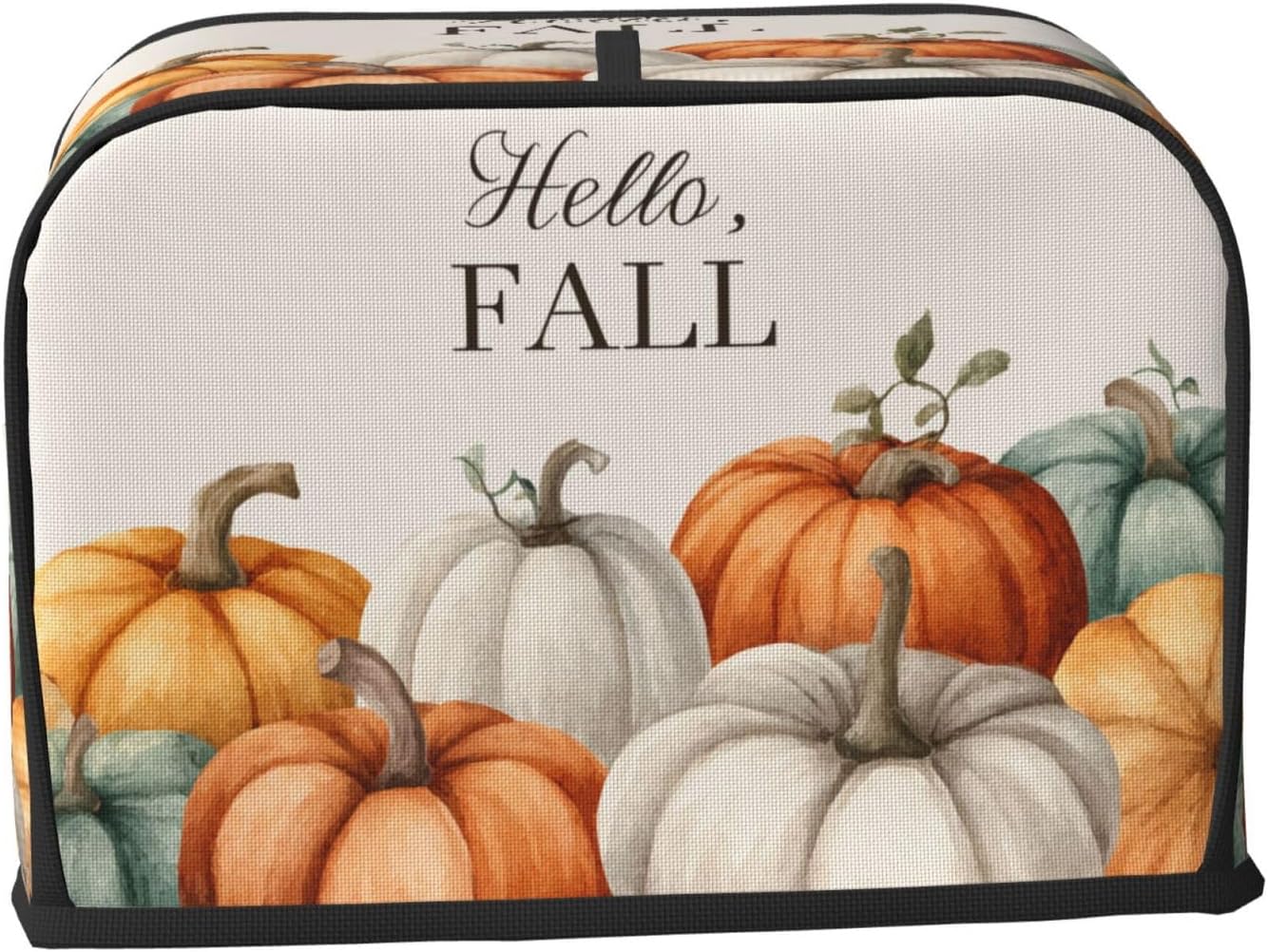 Toaster Cover 2 Slice Pumpkin Fall Autumn Thanksgiving Kitchen Small Appliance Covers with Pockets Dust and Fingerprint Protection