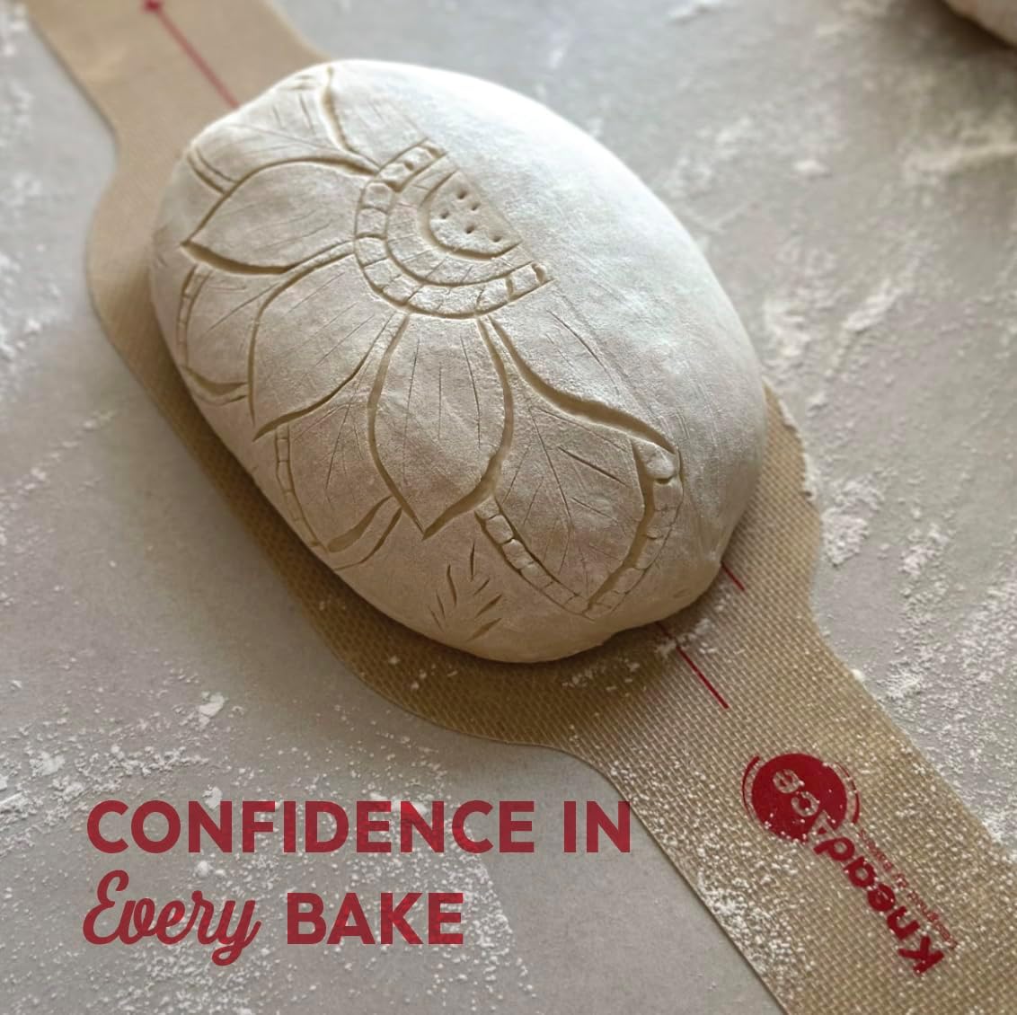 KneadAce Silicone Bread Sling Set Of Oval & Round with Long Handles, Nonstick＆Reusable Easy-Lift Baking Mat Easy Clean Dutch Oven Liners, Sourdough Baking Supplies, Ideal As Gift For Bakers