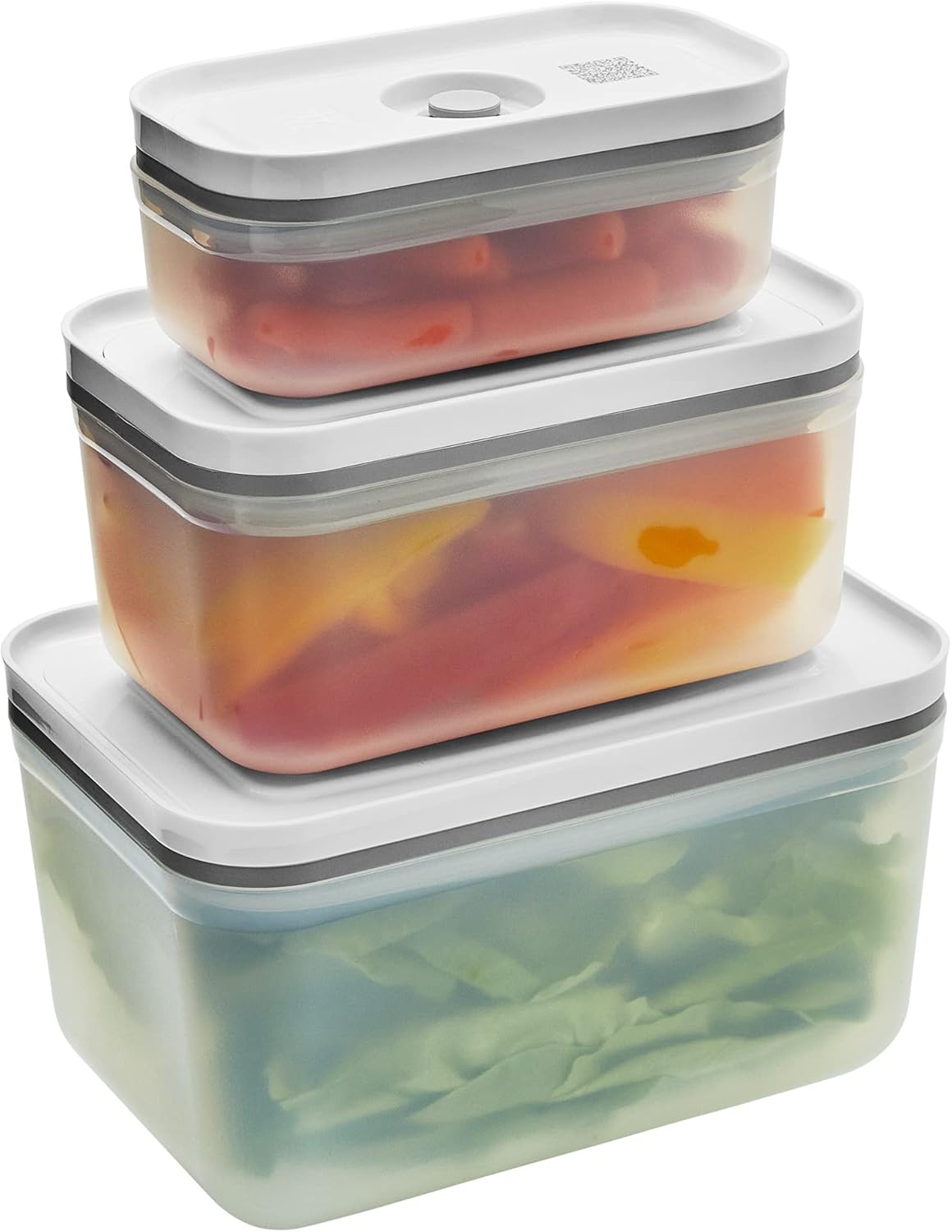 ZWILLING Fresh & Save 3-pc Plastic Food Storage Container, Meal Prep Container, BPA-Free- Assorted Sizes