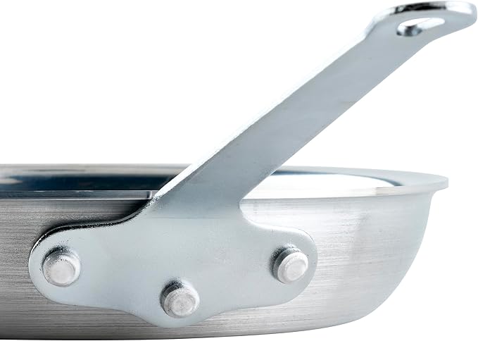 Winco Commercial-Grade Aluminium Fry Pan/Skillet, Mirror Finish, 10"