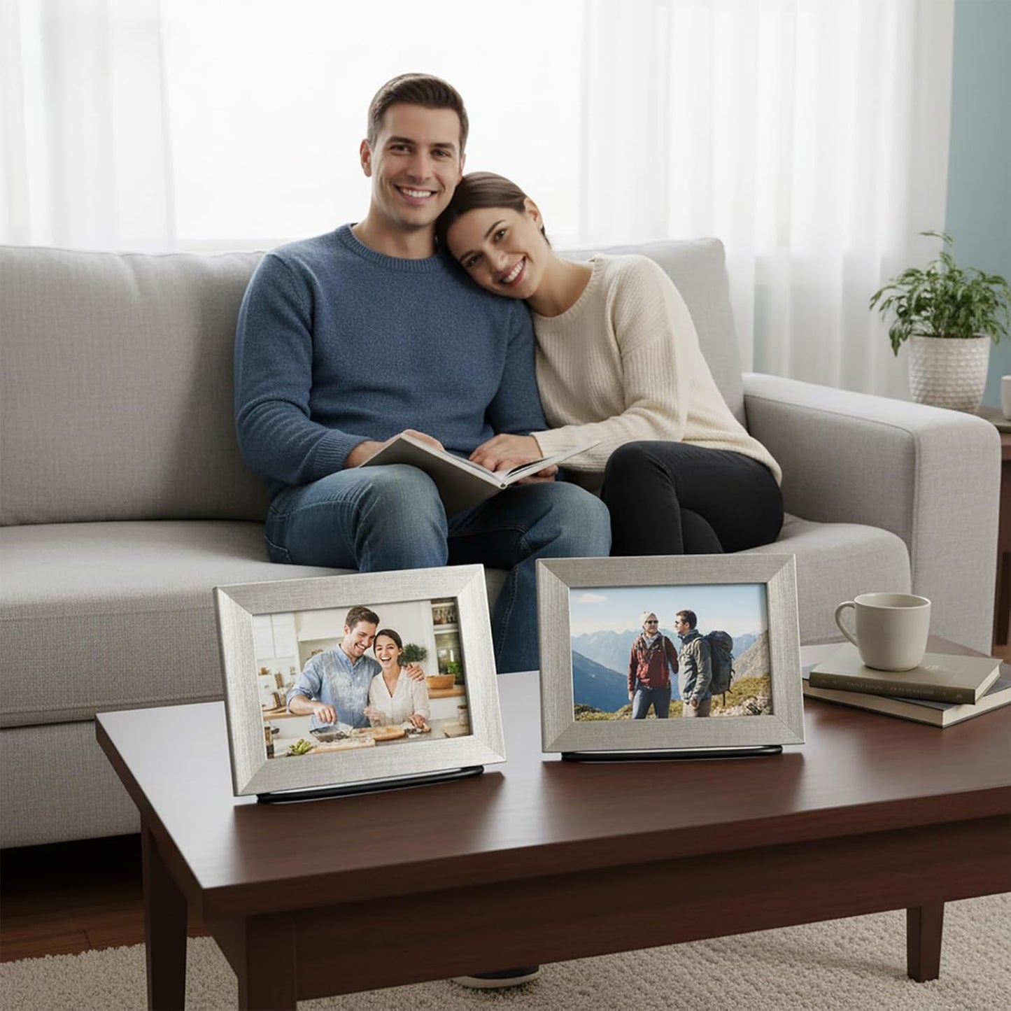 4 Pack Easel Stand, Multi - Purpose Holders for Picture Frames, Plate Display & Bookshelf Decor, Great for Photo Frames & Cookbook Stands