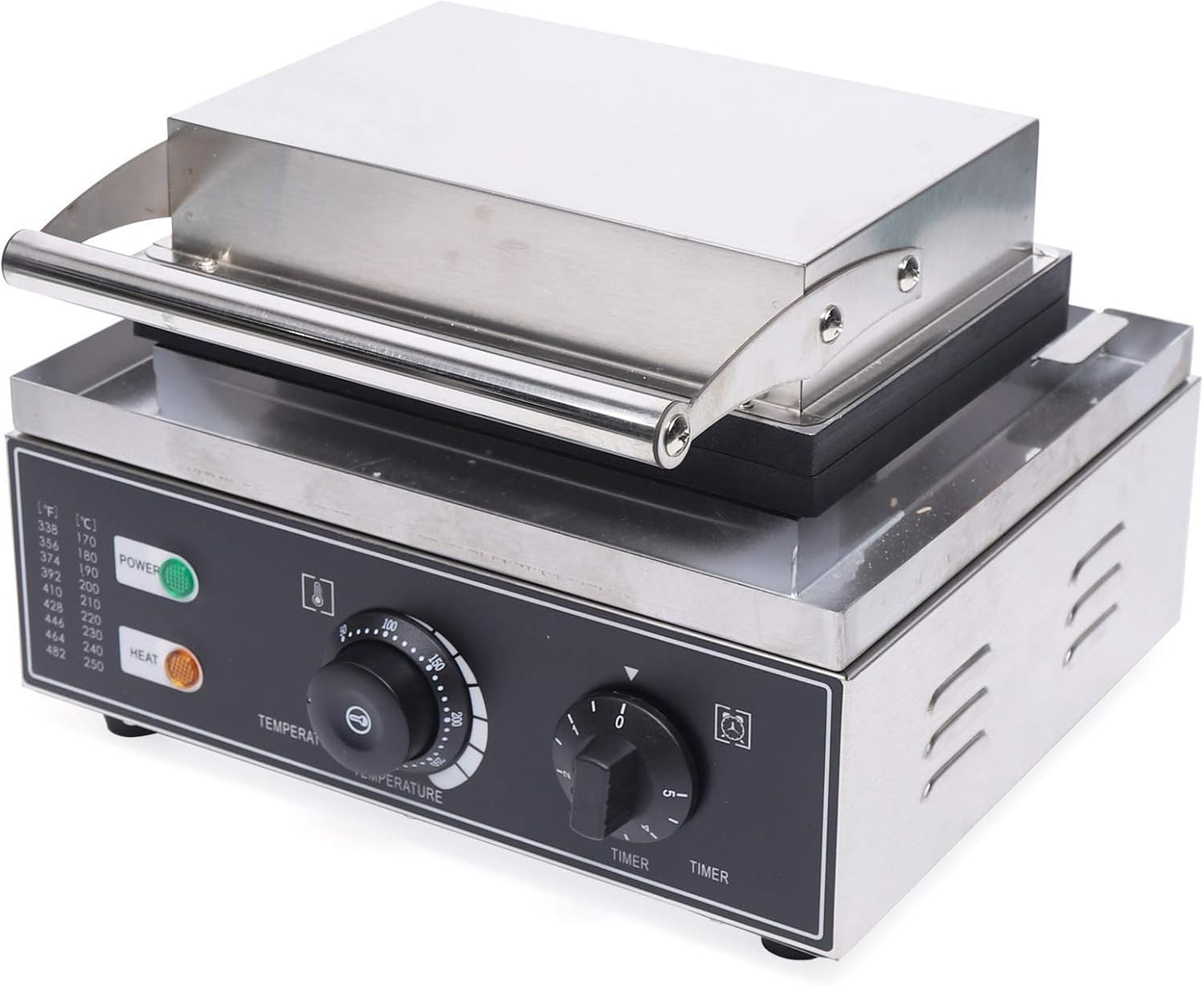 1550W Electric Waffle Maker Machine, 6 Pan Electric Cake Waffle Maker 122-572℉ Non-Stick Waffle Stick Maker for Home & Commercial Use