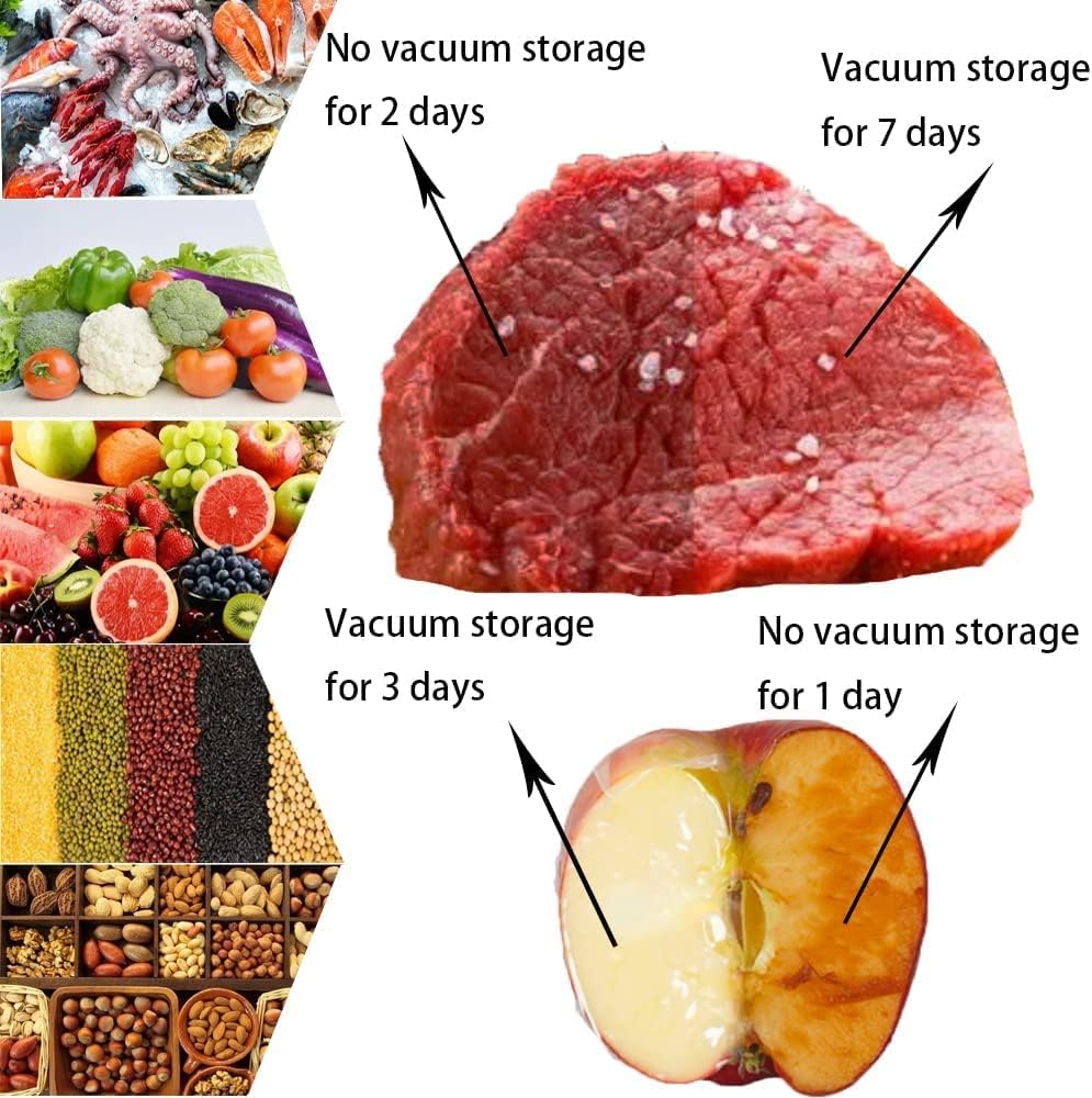 Sous Vide Bags -30pack Large Size 10.2x13.4in/ 26x34cm Food Vacuum Storage Bags, Reusable Vacuum Zipper for Sous Vide Cooking, with 6 Sealing Clips for Anova and Joule Cookers