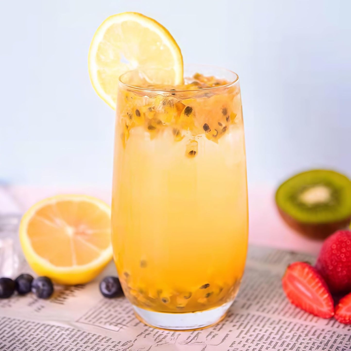 16.9 oz Drinking Glasses, Water Cocktail Glasses, Glasses Drinking Set of 4, Highball Glasses Drinking, Glassware Glass Cups Set for Ice Coffee,Mojito,Juice