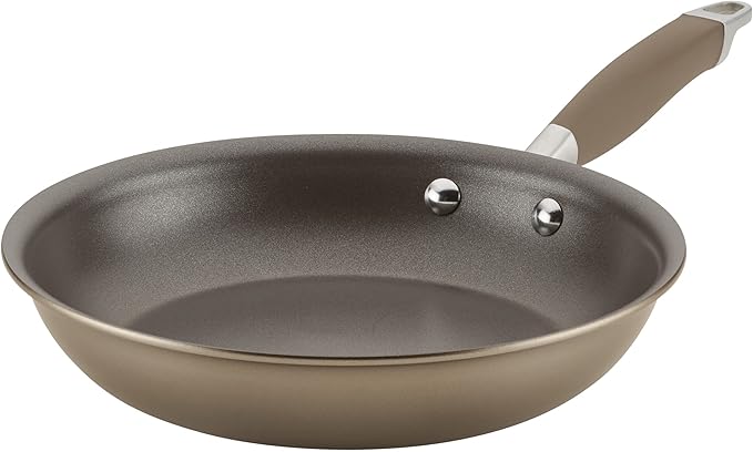 Anolon Advanced Home Hard-Anodized Nonstick Skillets (10.25-Inch, Bronze)