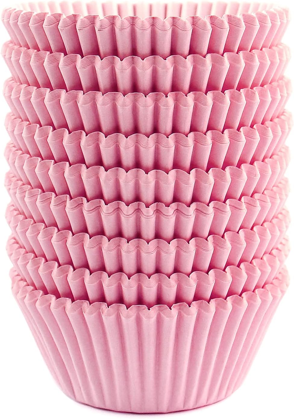 Eoonfirst Standard Size Baking Cups Thanksgiving Day Cupcake Liners 200 Pcs (Light Pink)