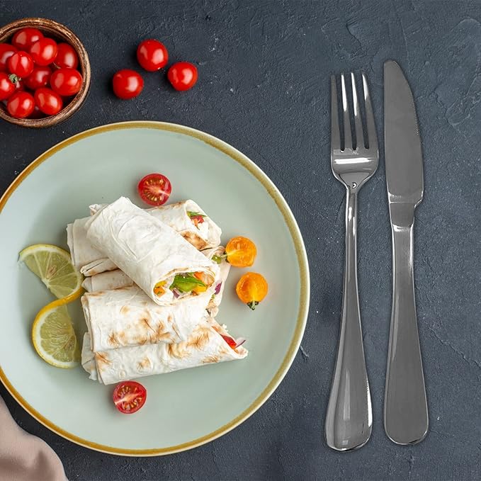 Aafeen 20 Piece Silverware Flatware Cutlery Set | 18/10 Stainless Steel Flatware Set For 4 | Heavy Duty, Durable, Rust Proof Mirror Polished, Elegant Tableware (1.16)