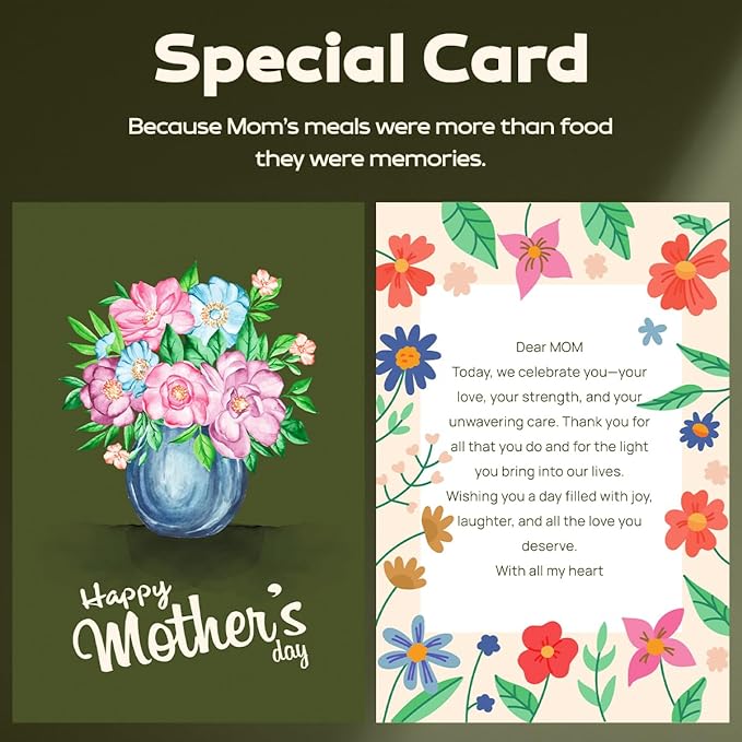 Wooden Spoons for Cooking & Kitchen gifts for mom - 6-Piece Wooden Utensil Set with Spatulas & Spoons, Heat-Resistant, Eco-Friendly Kitchen Utensils for Non-Stick Cookware (mom gifts) - gifts for her