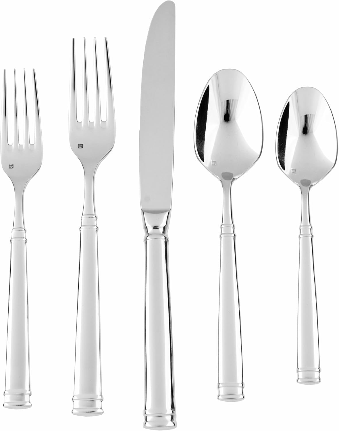 Fortessa Bistro 18/10 Stainless Steel Flatware Table Spoon, Set of 12