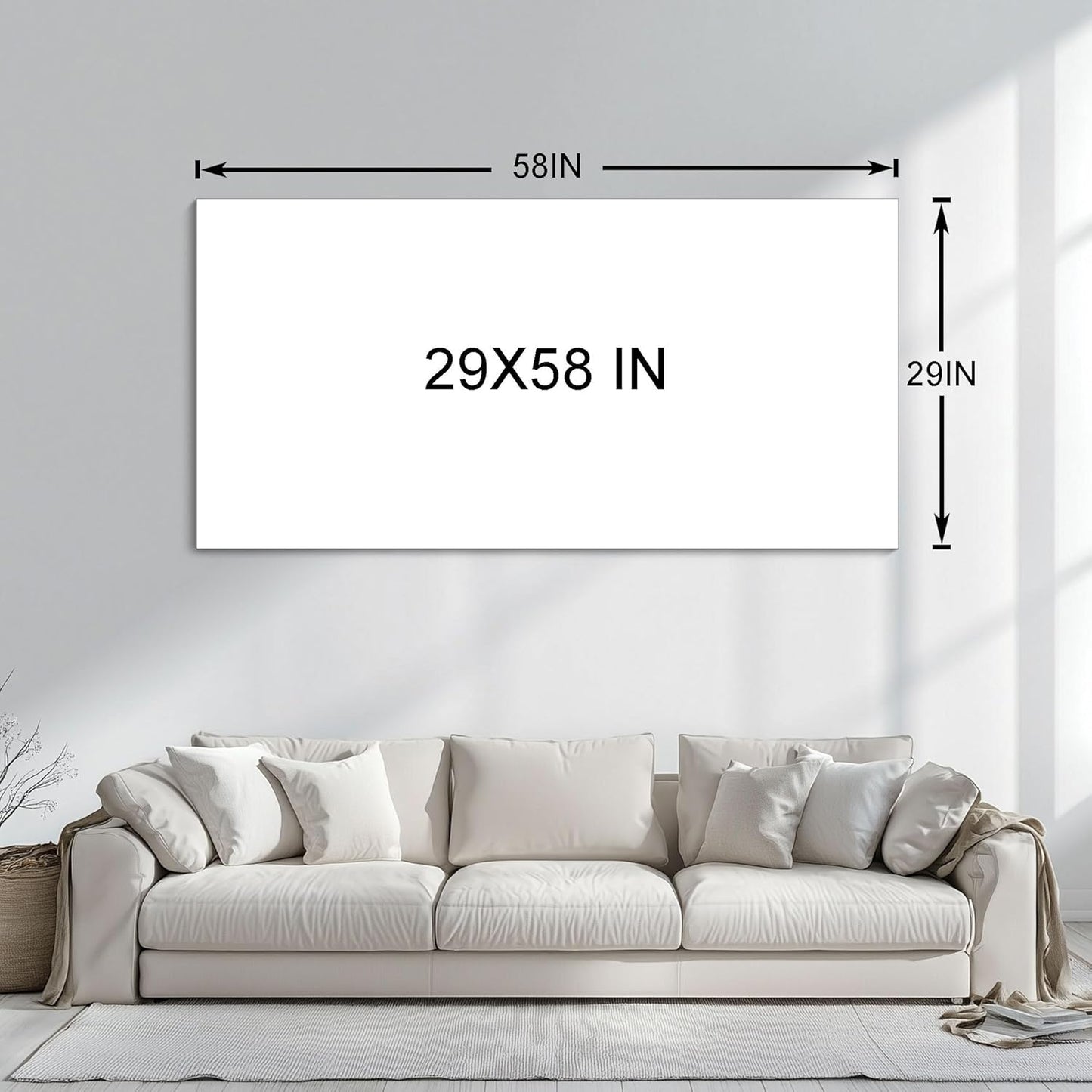 purple forest Wall Art Canvas tree Picture Painting Modern black and purple Artwork Framed for Living Room Bedroom Dinning Room Home Office Wall Decor 29x58