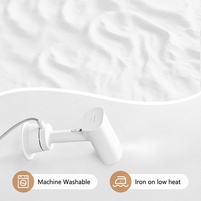 Fabric White Rectangle Table Cloth, Faux Linen Textured Spill Proof & Reusable Tablecloth for 8 Foot Rectangular Table, Easy Clean for Dining Banquet Wedding, 54 x 108 Inch