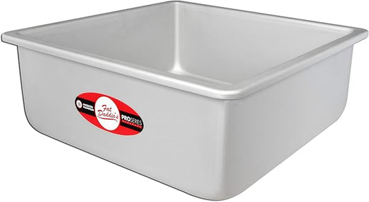 Fat Daddio's Anodized Aluminum Square Cake Pan, 12 x 4 Inch