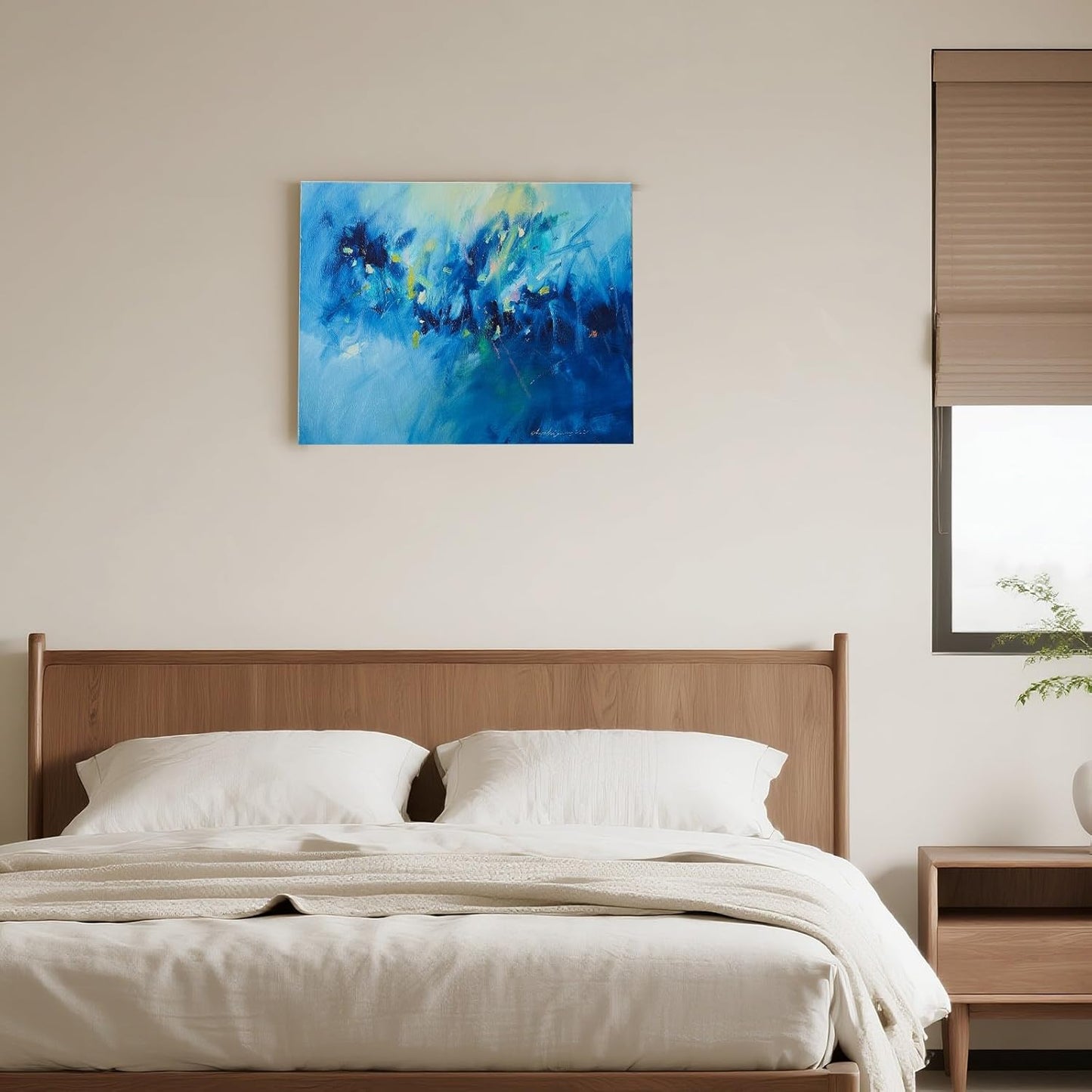 Gloliv Canvas Wall Art for Living Room – Abstract Wall Decor Painting, Artist-Authorized Reproduction Print – Modern Canvas Prints for Office, Bedroom, Bathroom & Kitchen Home Decor 23"x20"