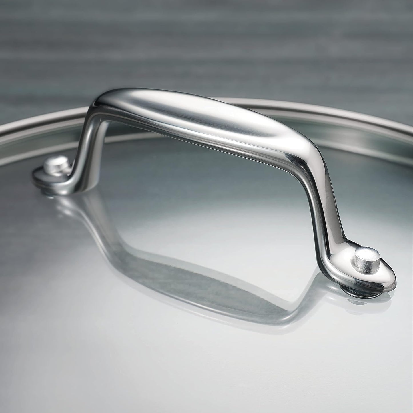 Tramontina Tri-Ply Clad Stainless Steel 6-Quart Braiser Pan with Glass Lid, Induction-Ready, Dishwasher-Safe, NSF-Certified