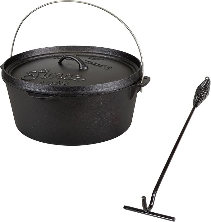 Stansport Pre-Seasoned Cast Iron Dutch Oven