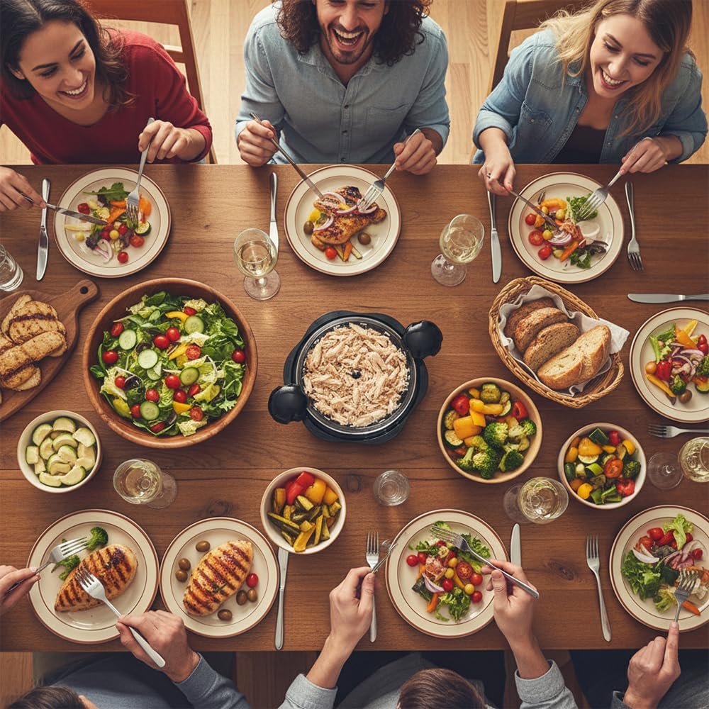 Chicken Shredder Tool Twist Large, Meal Prep, Save Time Chicken Breast Shredder Tool Twist, Meat Shredder Twist, Anti-Slip BPA Free, Shred Meat Fast, Kitchen Gadget, Shredded Chicken, Chicken Shredded