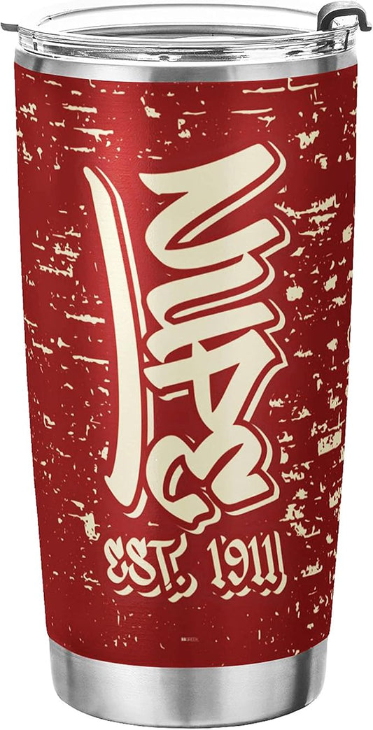 Kappa Alpha Psi Fraternity Paraphernalia - Official Vendor - 20 oz Stainless Steel Insulated Sublimation Tumbler - Nupes