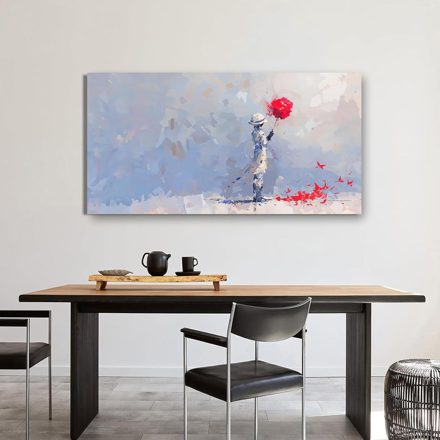 Canvas Wall Art Decor Modern Minimalist Wall Art Decor Wall Pictures For Living Room Artwork for Walls Colorful Wall Art Decorations Bedroom Office Home Wall Decor Aesthetic Ready to Hang 20" X 40"