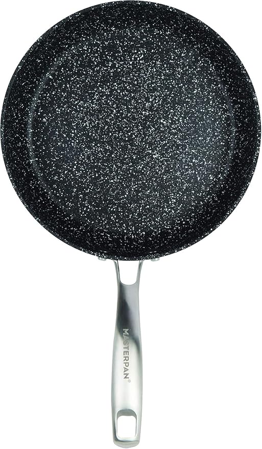 MasterPan Ultra Non-Stick Cast Aluminum Fry Pan, 9.5 inch, Granite Series