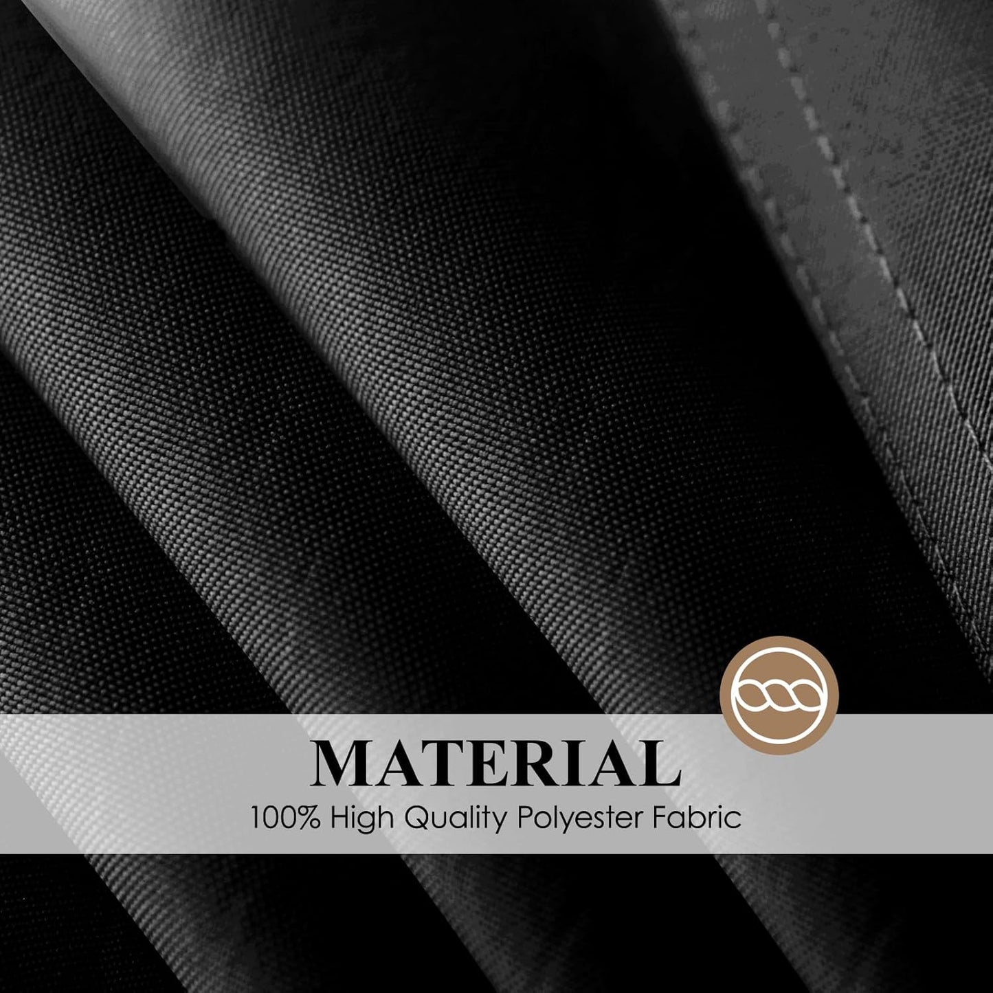 Square Tablecloth 52 x 52 Inch Black 6 Pack Tablecloths Stain-Wrinkle Resistant Washable Polyester Table Cloths for Holiday, Buffet Parties,and Wedding