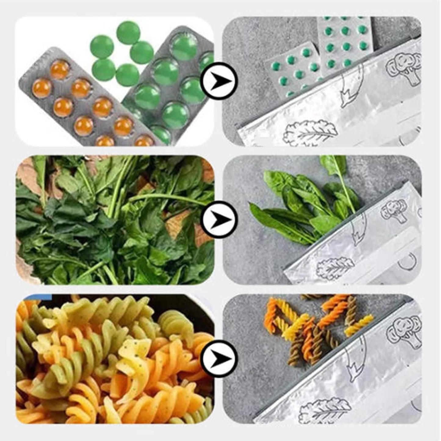 Reusable Aluminum Foil Sealable Storage Bags, 2025 New Resealable Vacuum Zipper Pouches for Food, Stand Up Foil Sealable Bags with Label and Zip Lock for Vegetable Fruit Meat (10PCS, Medium)