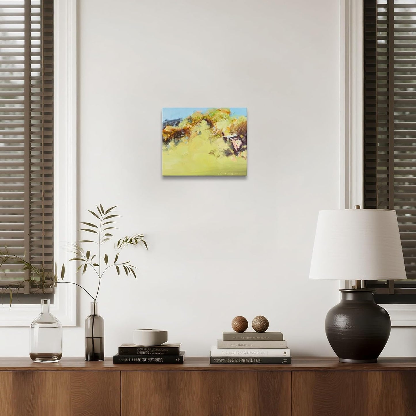 Gloliv Canvas Wall Art – Abstract Wall Decor Painting, Artist-Authorized Reproduction Canvas Prints, Modern Wall Art Decor for Living Room, Bedroom, or Office 10"x8"