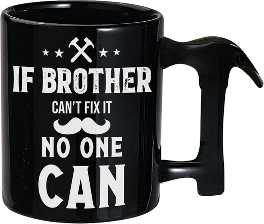 Brother Mug 11Oz- Brother Gifts From Sister - Fathers Day Birthday Chistmas Gift For Brother, Big Brother Gifts - Gifts For Brothers From Sisters - Brother Ceramic Mug