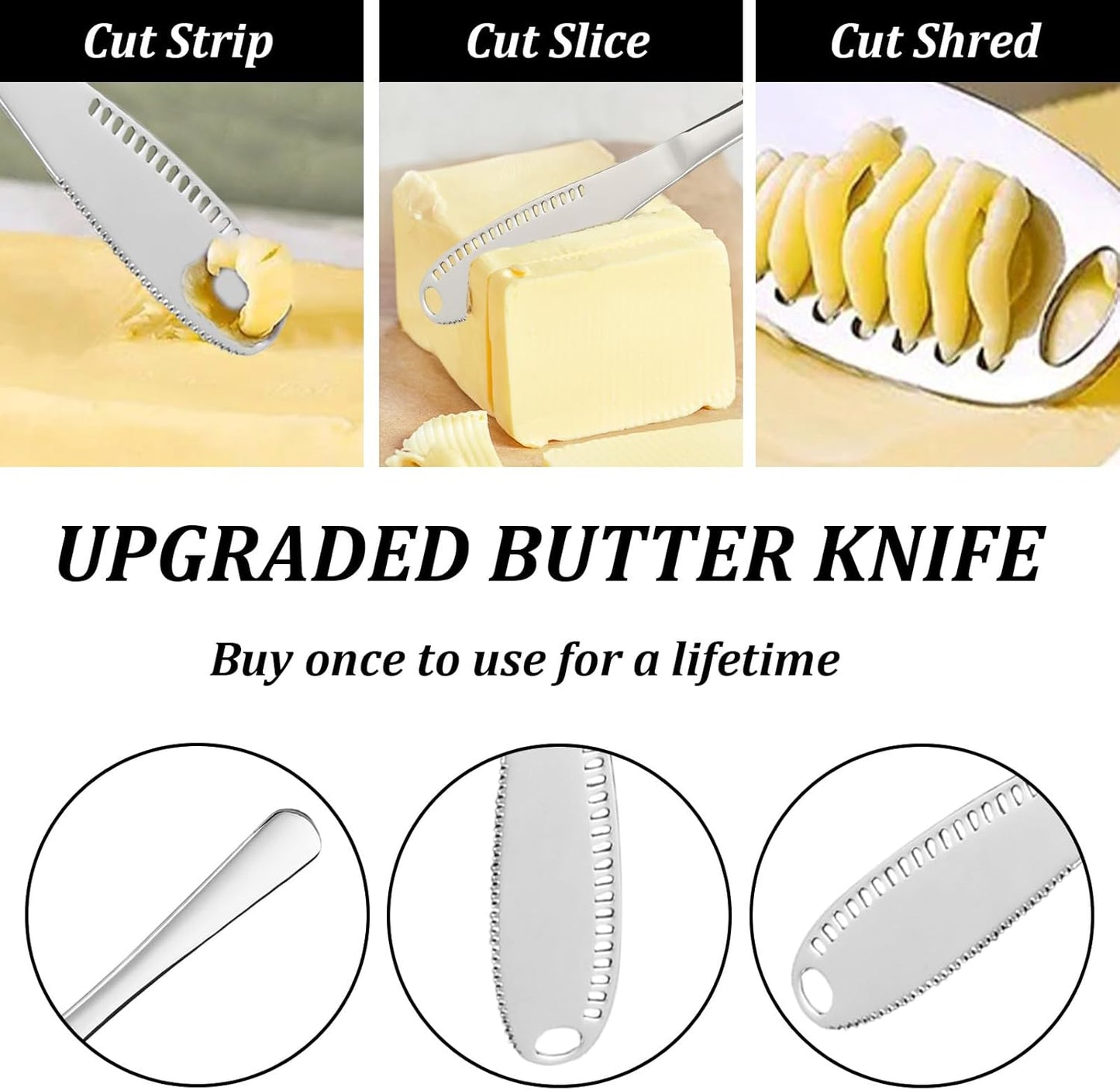 Silverware Set with Butter Knife - Dominion 50 PCS 18/0 Stainless Steel Flatware Utensils Cutlery Set Including Steak Knife Fork and Spoon for Home, Restaurant, Party, Dishwasher Safe