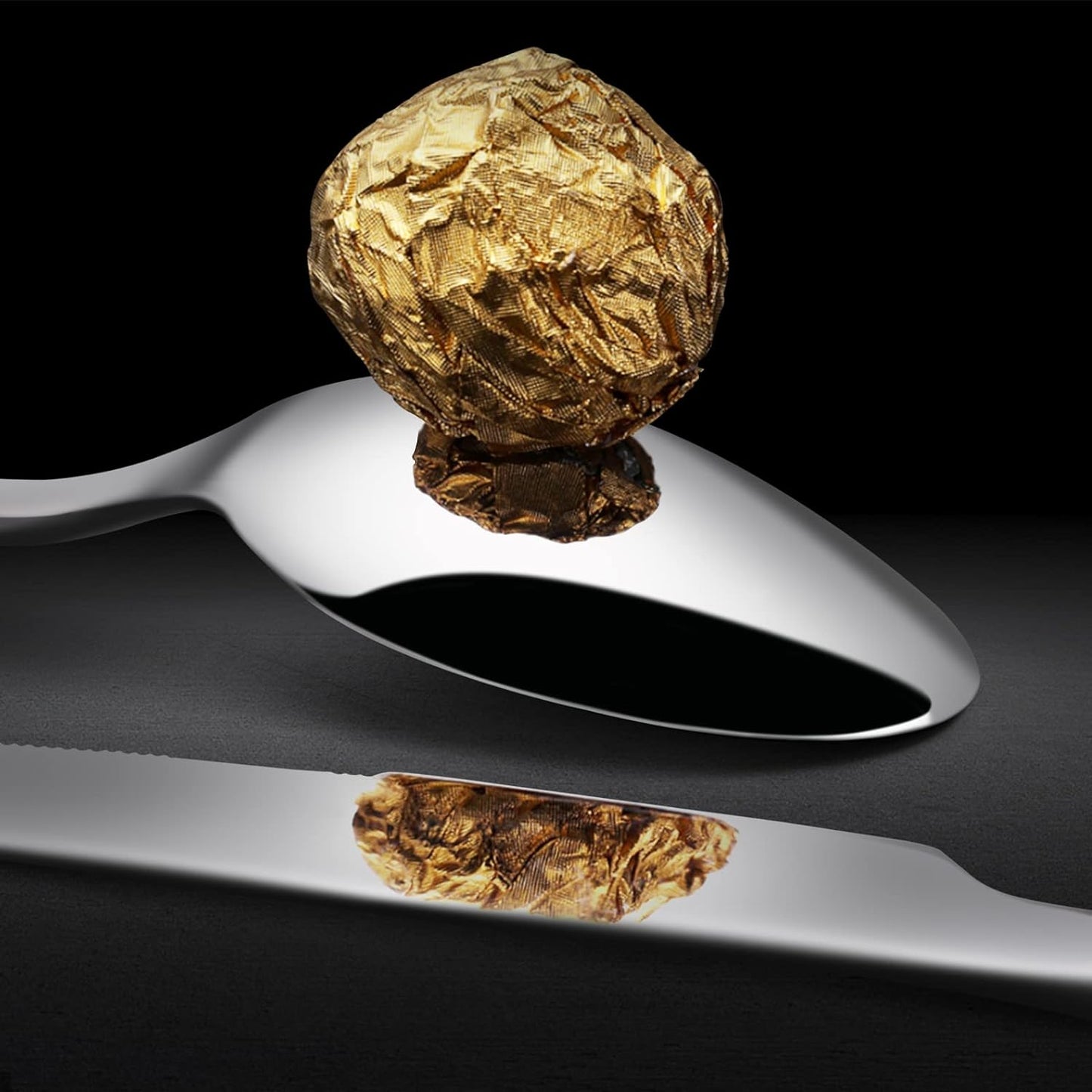 KINGSTONE Dinner Spoons Set of 16, 8 Inch 18/10 Stainless Steel Spoon Cutlery Table Spoon for Home, Kitchen & Restaurant, Dishwasher Safe