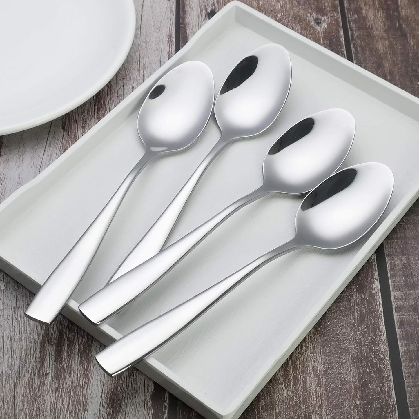 Asking 12-Piece Stainless Steel Kitchen Dinner Spoon, Cutlery Table Spoons