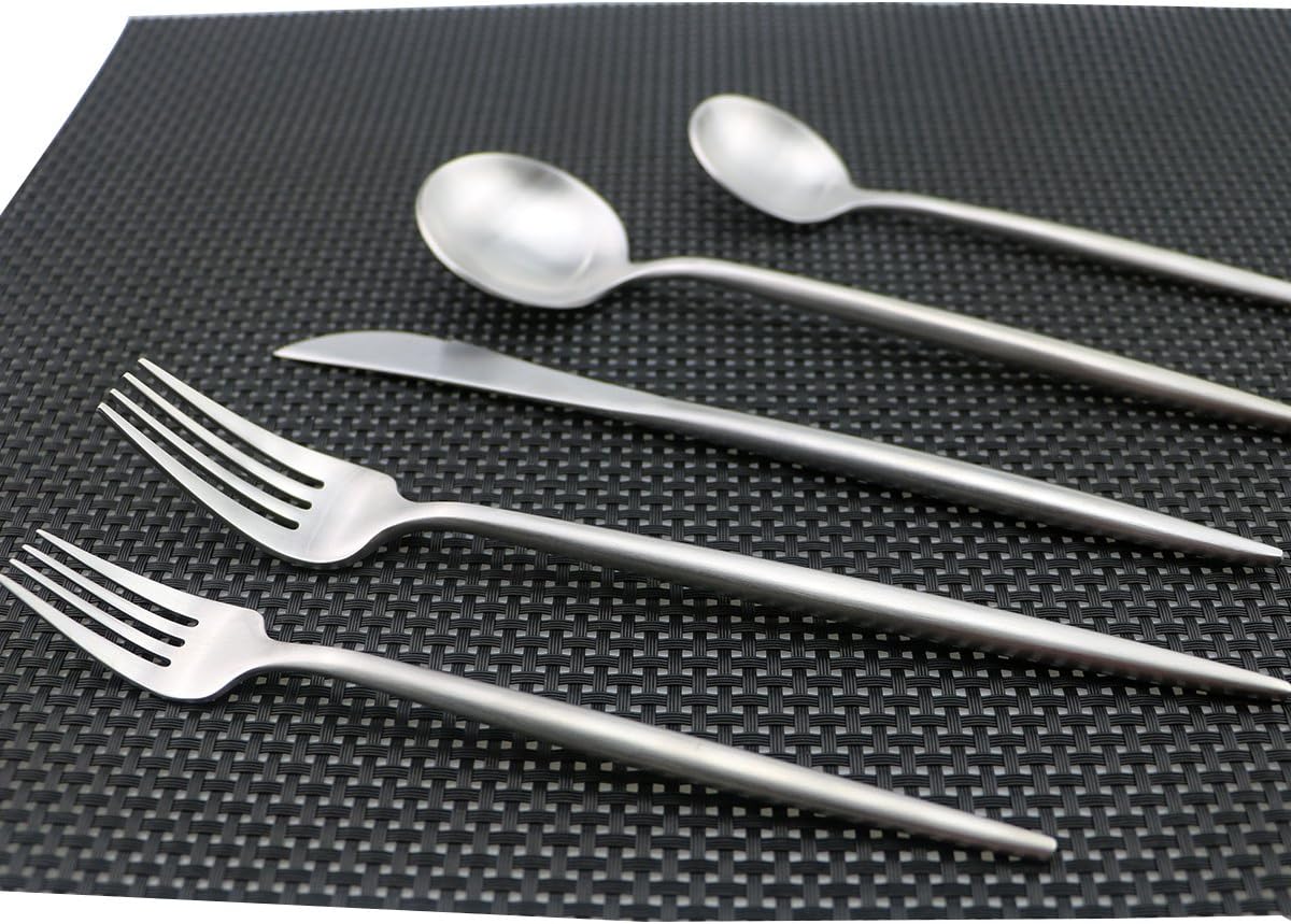 Silverware, 20 Pieces 18/10 Stainless Steel Cutlery Flatware Tableware Dinnerware Utensils Sets for 4