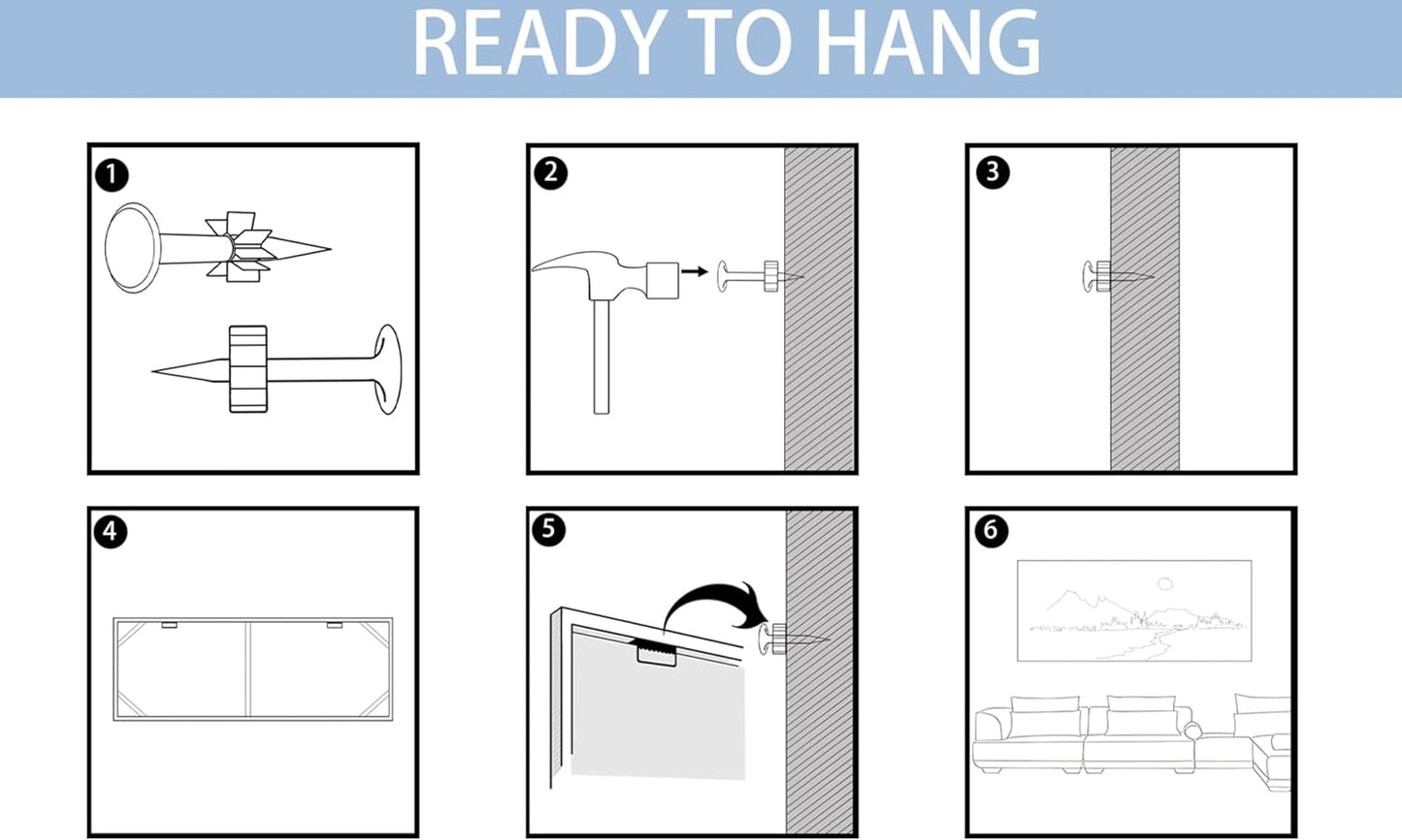 Large Abstract Canvas Wall Art Black and Orange Modern Wall Art for Living Room - Canvas Wall Decor for Office and Home - Framed Artwork for Walls Pictures for Bedroom Wall Decor 29×58IN