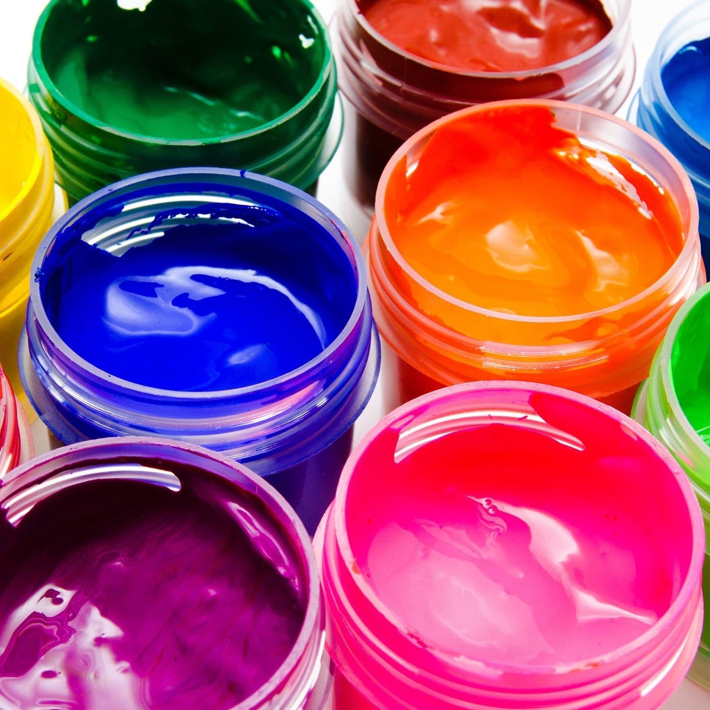 SATINIOR 6 Pack 1 oz Plastic Jars Containers with Lids Wide-mouth Refillable Leakproof Reusable Round Empty Jars for Travel Cosmetic Dry Food Spice Candy Cookie Home Kitchen Organizing(White)