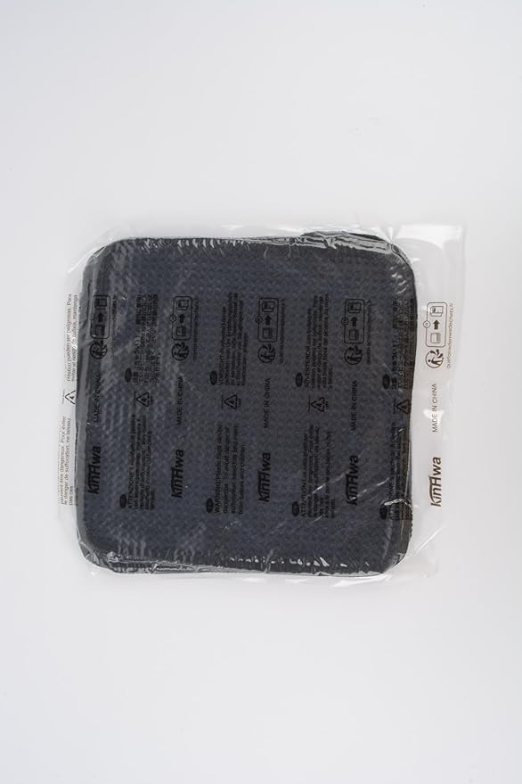 KinHwa Dish Cloths for Washing Dishes Kitchen Towels Microfiber Dish Towels for Kitchen Dish Towels Absorbent 8inch x 8inch 6 Pack (Gray, 8in x 8in)