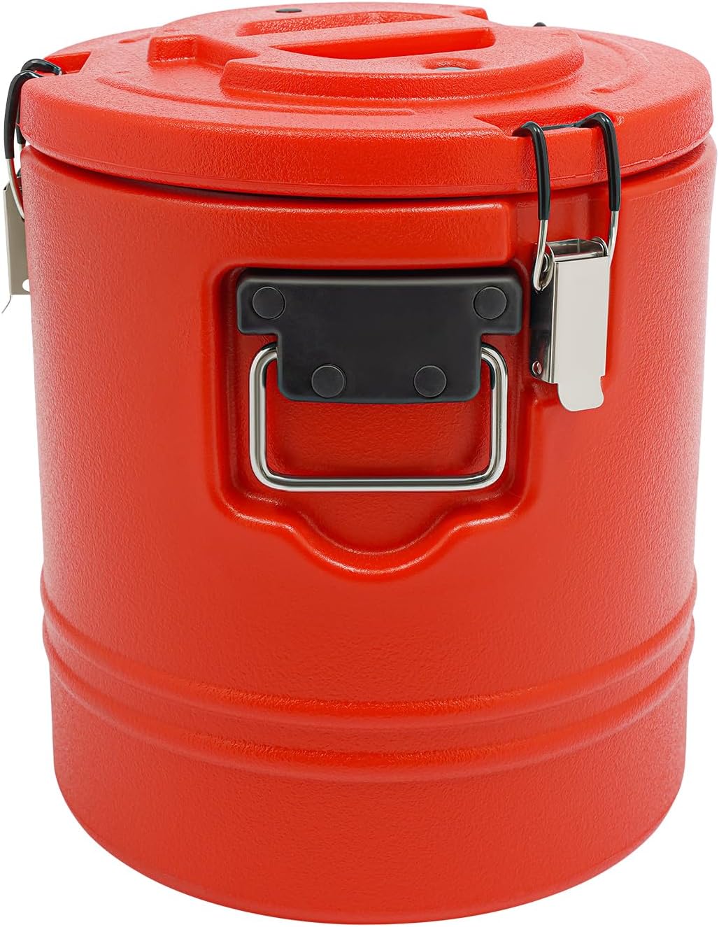 DYNAMI Large Insulated Food Container, 4 Gallon Portable Commercial Food Warmer Insulated Soup Container Cold Hot Box for Catering,Stainless Steel Inner Liner, Sealed and Leak-proof (Red, 4 Gal)