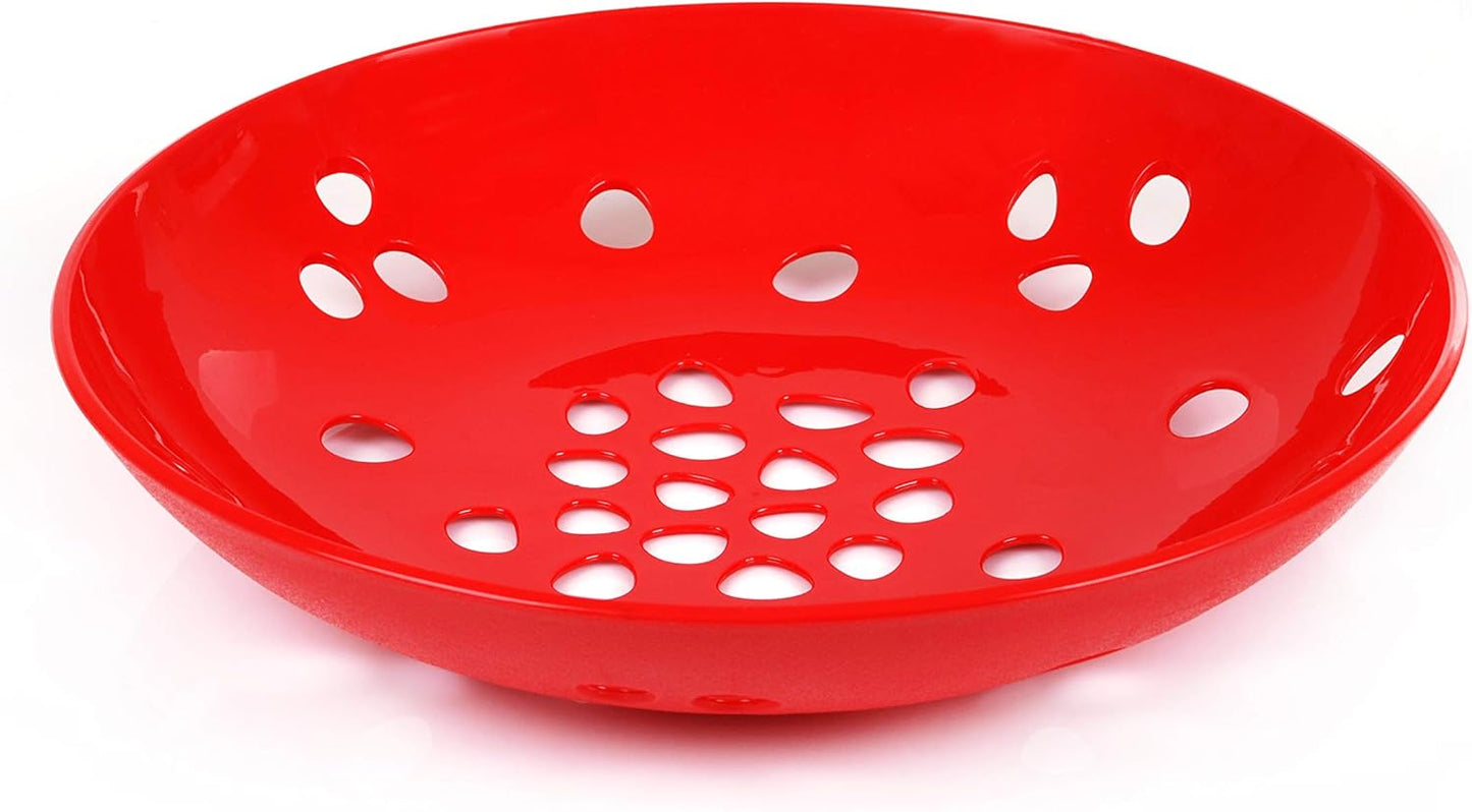 Mintra Home Curly Collection (Fruit Tray 1pk, Red)