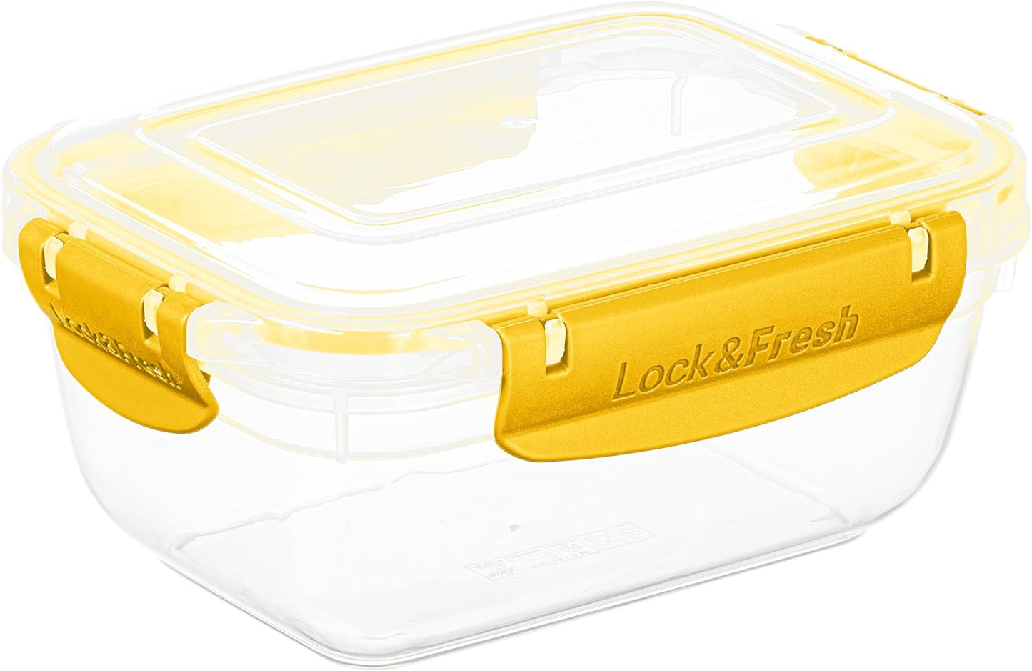Superio Brand Food Storage Container, 27 oz, Yellow