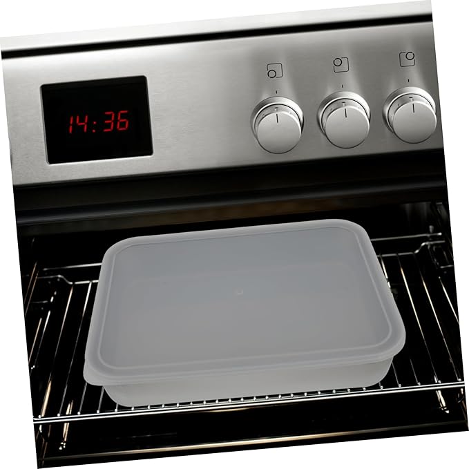 Stainless Steel Baking Pan with Fresh-keeping Lid Deep Bbq and Food Storage Container High-temperature Resistant for Outdoor Picnics and Family Gatherings